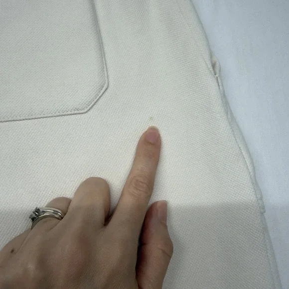 Polo Ralph Lauren Double Knit Jogger Pant Mens Medium Cream Pony Logo Athleisure - Picture 7 of 14